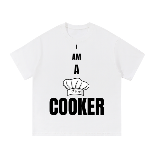 "I Am A Cooker" Funny Political Satire T-Shirt – Aussie Conspiracy Theorist Joke Tee, Unisex Cotton