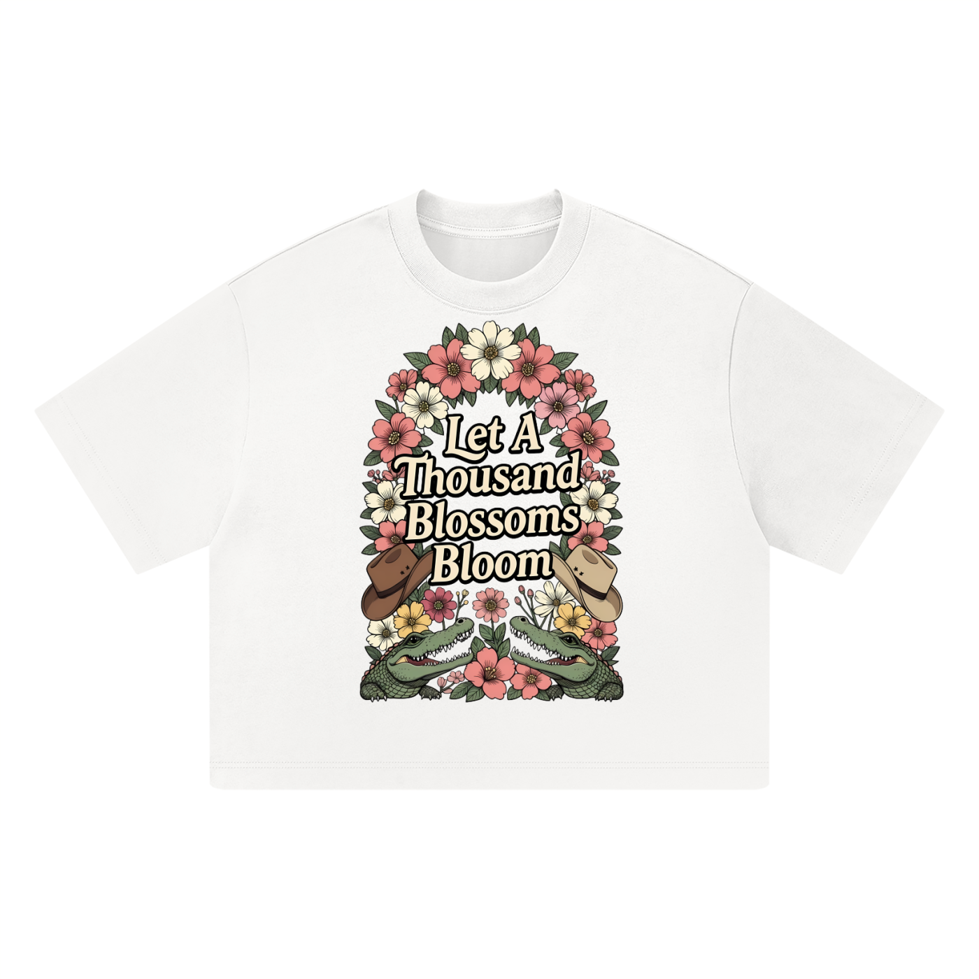 Let A Thousand Blossoms Bloom — Australian Political Unisex Heavyweight Boxy Cotton Tee | Ashpolitik