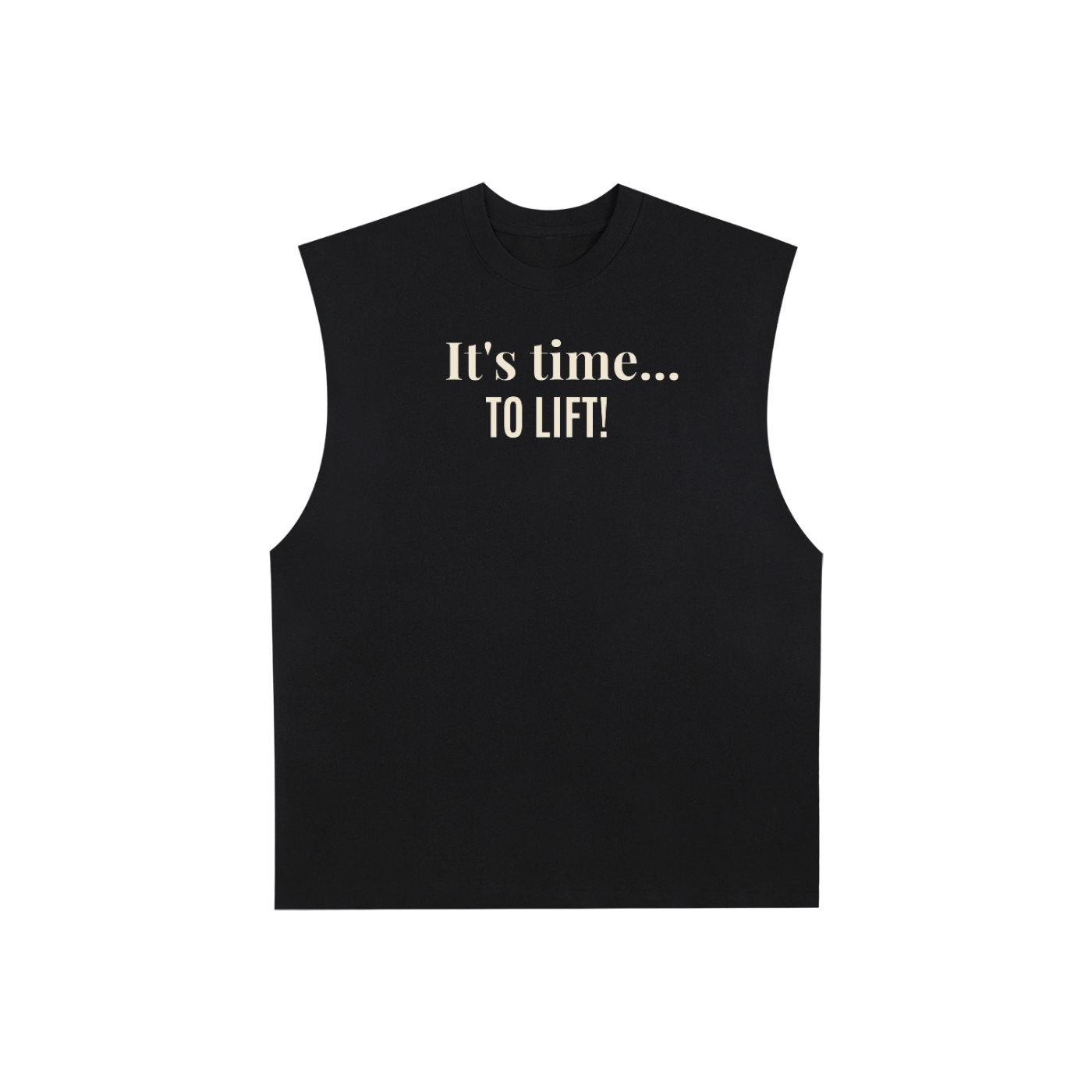 It's Time… To LIFT! — Oversized Boxy Gym Tank