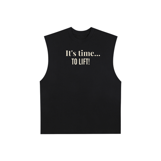 It's Time… To LIFT! — Oversized Boxy Gym Tank