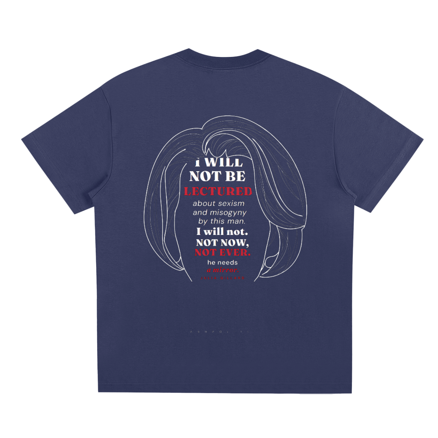 NOT NOW. NOT EVER. The Gillard Misogyny Speech  - Unisex Tee