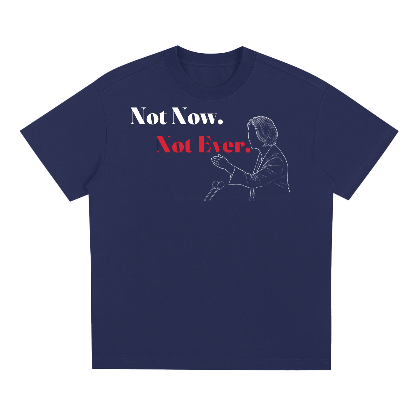 NOT NOW. NOT EVER. The Gillard Misogyny Speech  - Unisex Tee